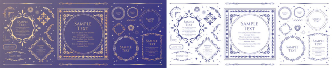 ロマンチックでゴージャスな大人かわいいアンティークフレーム	
