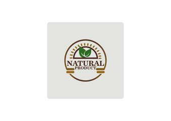 logotipo para natural product