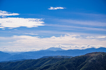 三峰山山頂からの御嶽山