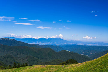 三峰山山頂からの浅間山