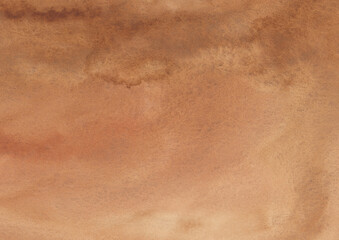 紙の質感のあるにじんだ茶色の水彩の背景素材