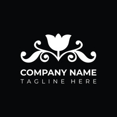 Flower Sale Company Logo, Lotus Logo Design, icon, sign, symbol, vector.