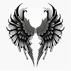 Wings in vector graphic for your design resources