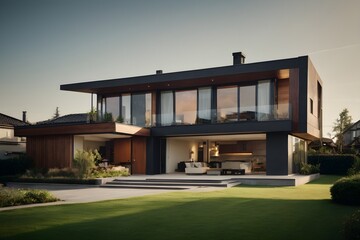 luxury home with garden