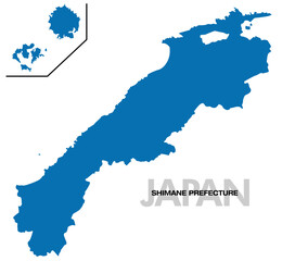 島根県の地図 日本