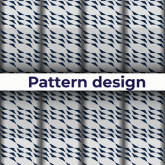 Flat design nordic pattern design template