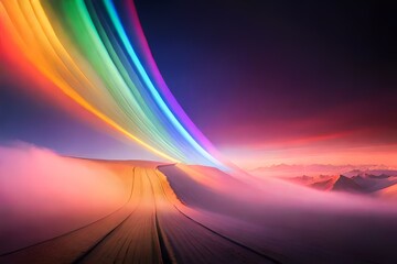 Fototapeta na wymiar rainbow