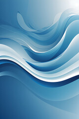 Obraz premium Vector smooth blue background