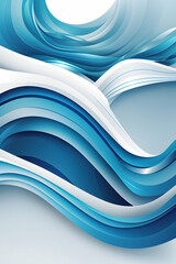 Vector smooth blue background