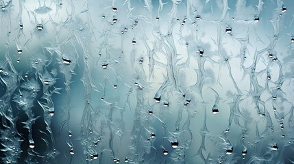  a close up of a window with rain drops on it.  generative ai - obrazy, fototapety, plakaty