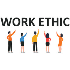 Work Ethic business illustration 