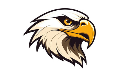 Fototapeta premium Eagle head logo illustration