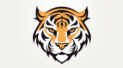 Tiger head logo illustration