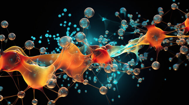 Molecular unsaturation in nanomaterials visualization 