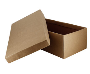 box package delivery cardboard carton packaging insulated shipping gift container brown ship transportation moving relocation png file