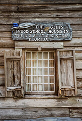 Oldest wooden schoolhouse in America, St. Augustine Florida USA