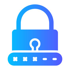 password gradient icon