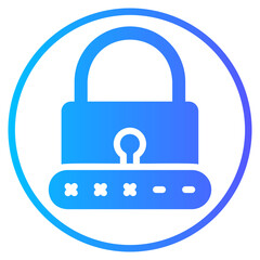 password gradient icon