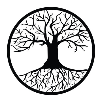 Tree of Life , Yggdrasil vector