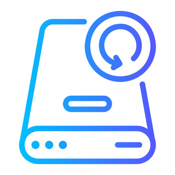 external storage gradient icon