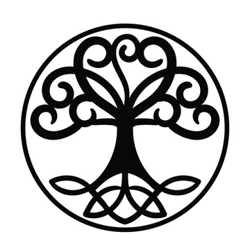 recommend clip art: Tree of Life , Yggdrasil vector
