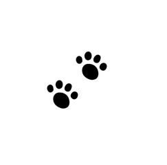Pawprint paw print logo pattern pet, animals illustation pink colored background dogs  cats 