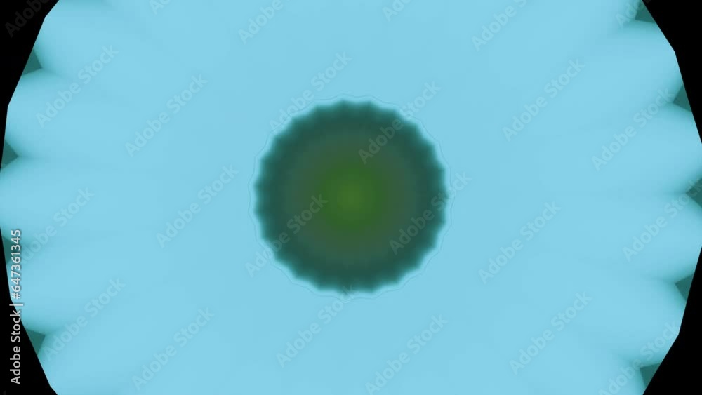 Poster animation with moving circles of color. design. pulsating circular waves of color act hypnotically. 