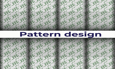 Free vector floral pattern in hand drawn style.