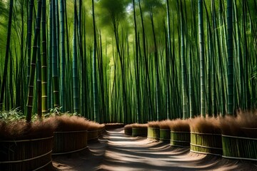 Bamboo Jungle: Lush and Vibrant Tropical Wilderness