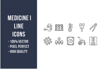 Medicine I Line Icons
