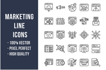 Marketing Line Icons