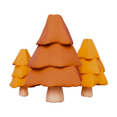 Autumn Tree 3D Icon