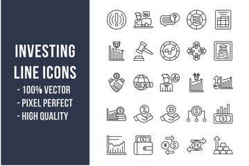 Investing Line Icons
