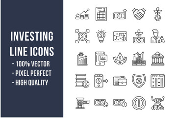 Investing Line Icons
