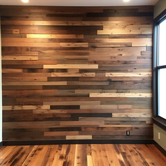 hardwood wall 