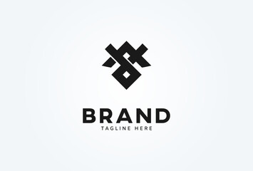 Fototapeta premium Initial AY or YA logo. monogram logo design combination of letters A and Y. vector illustration