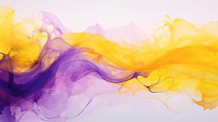 an abstract background with purple and yellow 