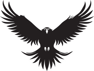 eagle in flight black silhouette flock of eagle