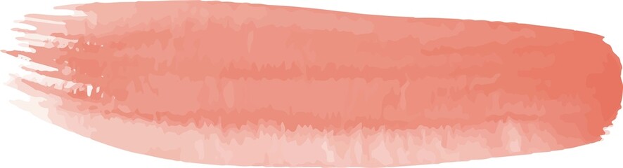 Pink watercolor brush stroke 