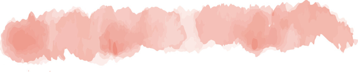 Pink watercolor brush stroke 