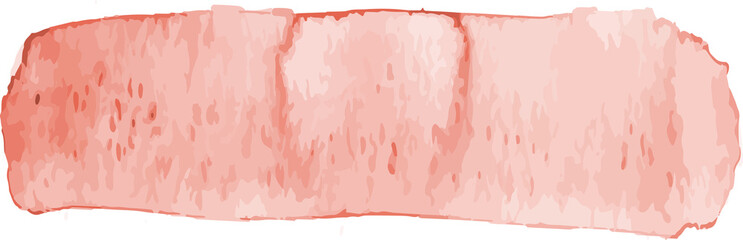 Pink watercolor brush stroke 