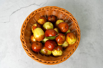Jujubes on the Korean ancestral rite table
