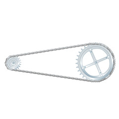 bicycle turnstile  bicycle crown chain