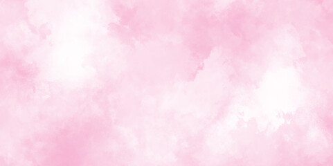 Pink watercolor abstract background texture with stains, polished and empty smooth Watercolor background texture soft pink, Light pink abstract watercolor background with paper texture and stains,