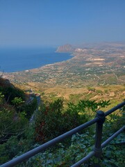 view from the top of Erice