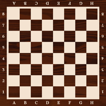 chess board with wooden texture, wooden grid, chess board game, strategy and learning