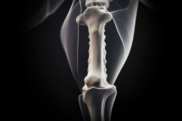 Orthopedic Surgery: Close-Up Hip X-ray