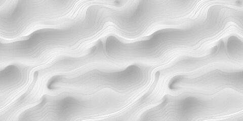 Obraz premium Color topographic map with a repeating seamless pattern. Abstract background with white waves.