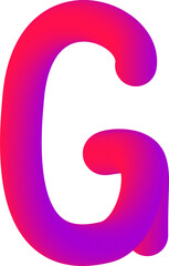 Letter illustration. Hand drawn picture 