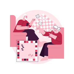 Activities for seniors abstract concept vector illustration. Activities for elderly people, older generation active lifestyle, seniors spending free time, geriatric care service abstract metaphor.